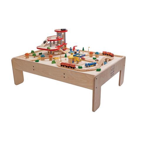 PLAY TABLE+PLANCITY PARKING GARAGE+ROAD&RAIL FOR IN-STORE DISPLAY